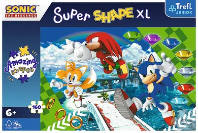 Trefl, Super Shape XL, Sonic, puzzle, 160 piese