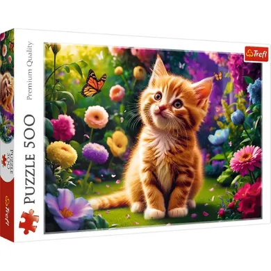 Trefl, Sweet Kitten, puzzle, 500 piese