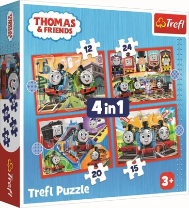 Trefl, Thomas & Friends, puzzle 4in1, 207 piese