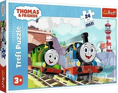 Trefl, Thomas and Friends, Thomas si Percy, puzzle, 24 piese