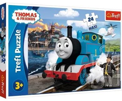 Trefl, Thomas si Prietenii, Maxi, Felicitari cu ziua lui Thomas, puzzle, 24 piese