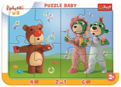 Trefl, Trefliks, Bebelusi amuzanti, puzzle, 10 piese