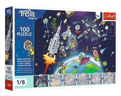 Trefl, Trefliks, puzzle, 100 piese