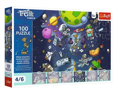 Trefl, Trefliks, puzzle, 100 piese
