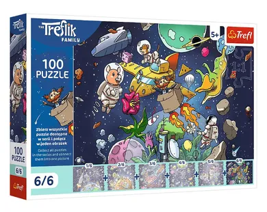 Trefl, Trefliks, puzzle, 100 piese