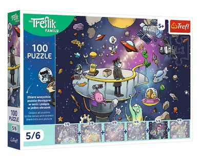 Trefl, Trefliks, puzzle, 100 piese