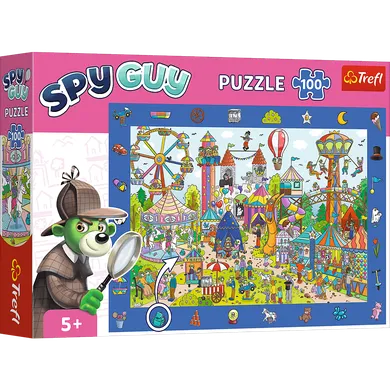 Trefl, Trefliks, Spy Guy, Amusement Park, puzzle, 100 piese