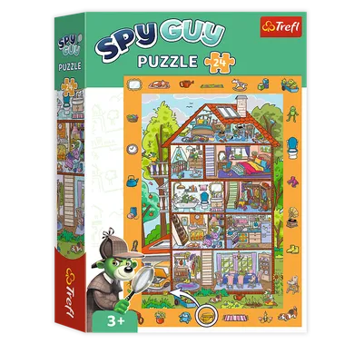 Trefl, Trefliks, Spy Guy, At home, puzzle, 24 piese