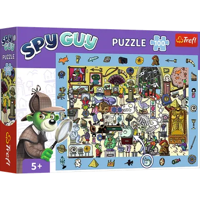 Trefl, Trefliks, Spy Guy, Museum, puzzle, 100 piese