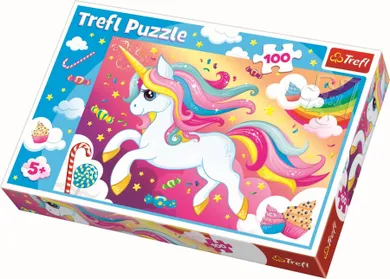 Trefl, Unicorn frumos, puzzle, 100 piese