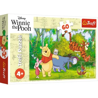Trefl, Winnie the Pooh, Smaczny miodek, puzzle, 60 piese
