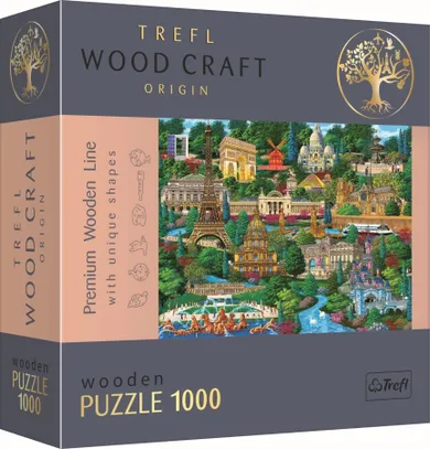 Trefl, Wood Craft Origin, puzzle din lemn, 1000 piese