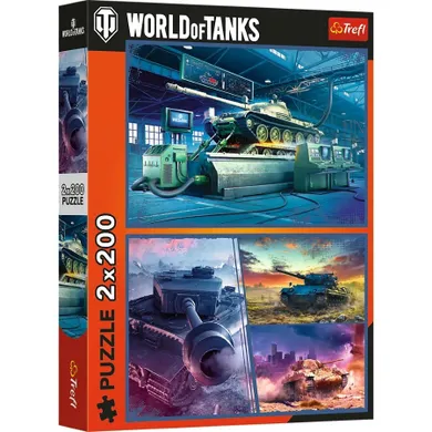 Trefl, World of Tanks, puzzle, 2-200 piese