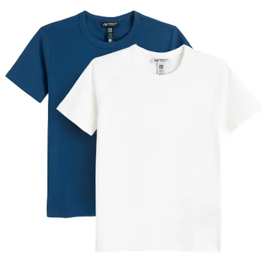 Tricou din bumbac pieptanat 2-pack NOWEAR