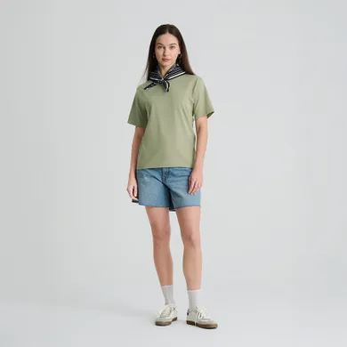 Tricou regular din bumbac pieptanat NOWEAR