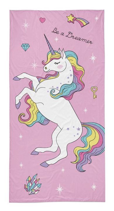 Unicorn, prosop de plaja, 70-140 cm