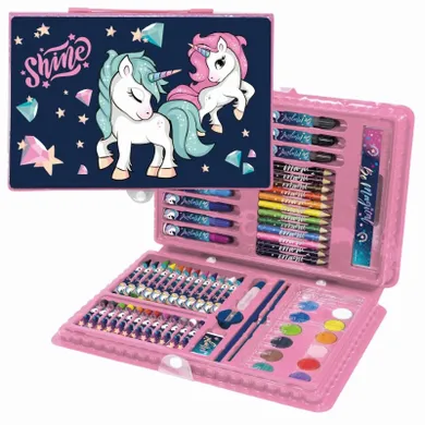 Unicorn, set creativ de arta, 71 elemente