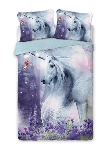 Unicorn, set lenjerie de pat, 3 piese, 160-200 cm