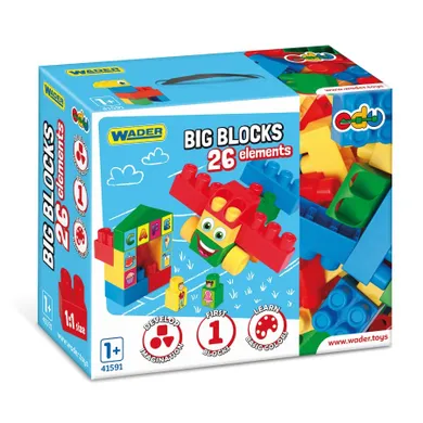 Wader, Big Blocks, cuburi, 26 elemente