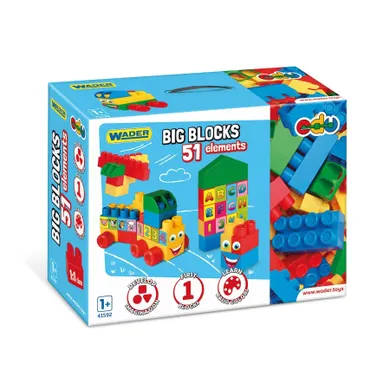 Wader, Big Blocks, cuburi, 51 elemente