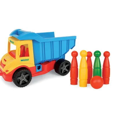 Wader, Multi Truck, basculanta cu popice, set de joaca