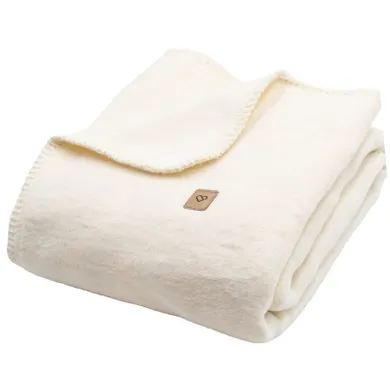 Zaffiro, Oslo, patura din bumbac, ecru, 75-100 cm