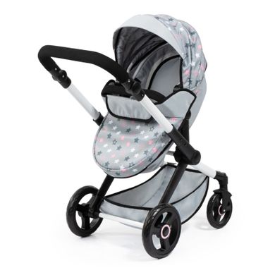Bayer Design, Xeo, carucior multifunctional pentru papusi, gri