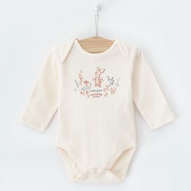 Cool Club, Body cu maneca lunga pentru fete, mix, imprimeu Winnie the Pooh, set 5 buc.