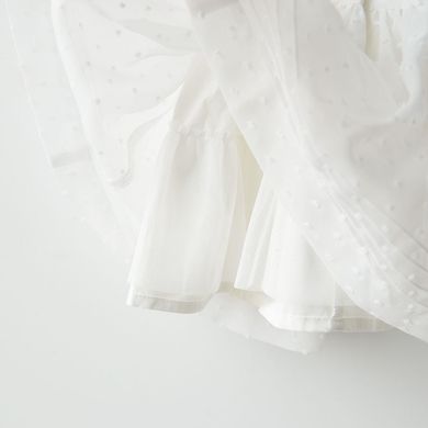 Cool Club, Rochie cu maneca scurta pentru fete, alb