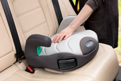 Graco, EverSure Lite, I-size, booster de lux, scaun auto, Steeple Gray, 135-150 cm