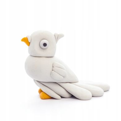 Hey Clay, Birds, set creativ, 18 cutii de plastilina