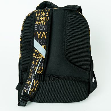 Kayokki, rucsac pentru scoala cu 1 compartiment, negru