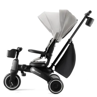 Kinderkraft, Jazz 2, tricicleta multifunctionala 5 in 1, Rocket Grey