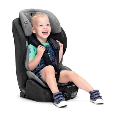 Kinderkraft, Safety Fix, scaun auto 9-36 kg, negru/gri