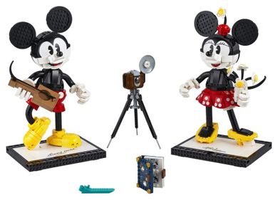 LEGO Disney Princess, Personaje construibile Mickey Mouse si Minnie Mouse, 43179