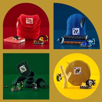 LEGO DOTS, Kit pentru desktop Hogwarts, 41811