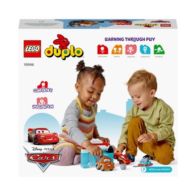 LEGO DUPLO, Masini de la Disney si Pixar Distractie la spalatorie cu Fulger McQueen si Bucsa, 10996