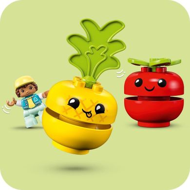 LEGO DUPLO, Primul meu tractor cu fructe si legume, 10982