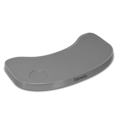Lionelo, Floris, scaun inalt din lemn, Grey Stone