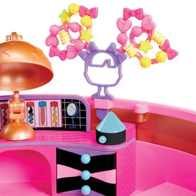 L.O.L. Surprise, Hair Beads Salon, set cu mini papusa