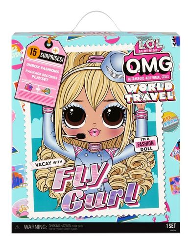 L.O.L. Surprise, O.M.G. World Travel, Fly Gurl, papusa