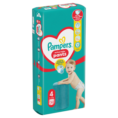 Pampers Pants, scutece-chilotel marimea 4, 9-15 kg, 52 buc.