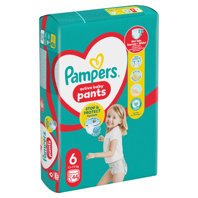 Pampers Pants, scutece-chilotel marimea 6, 14-19 kg, 44 buc.