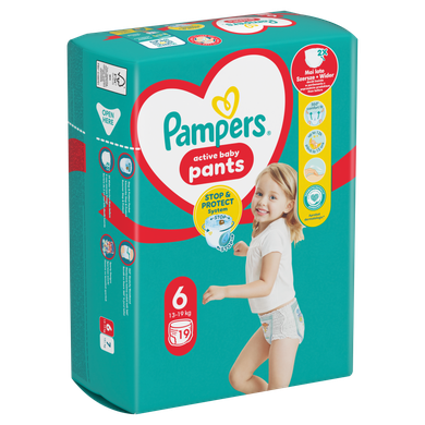 Pampers Pants, scutece-chilotel marimea 6, 19, 14-19 kg, 19 buc.
