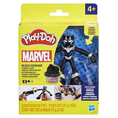 Play-Doh, Marvel, Black Panther, figurina si accesorii, set creativ
