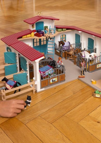Schleich, Horse Club, Camera grajdarului, set, 42591