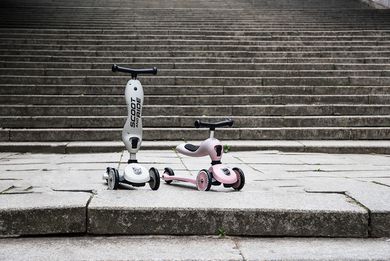 Scoot & Ride, Highwaykick 1, vehicul fara pedale si trotineta 2 in 1, Ash
