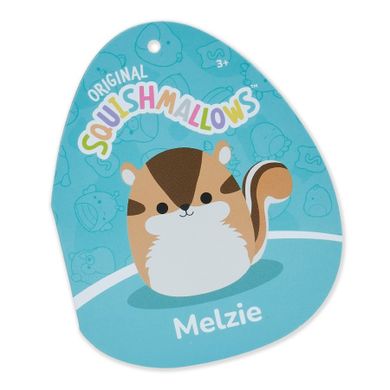 Squishmallows, Melzie, Brown Chipmunk, jucarie de plus, 30 cm