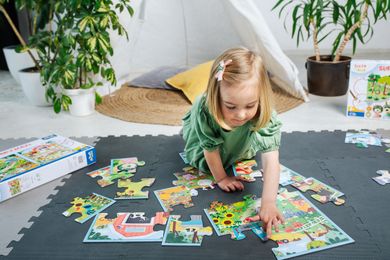 Trefl, Trefliks, Bebelusi amuzanti, Baby Maxi, puzzle, 2-10 piese