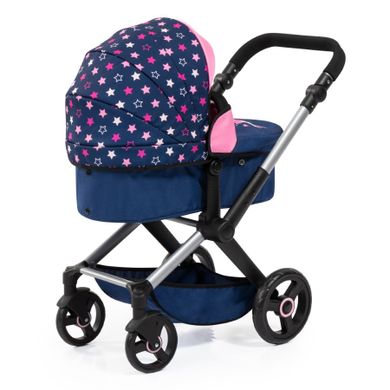 Bayer Design, Xeo, carucior multifunctional pentru papusi, bleumarin-roz